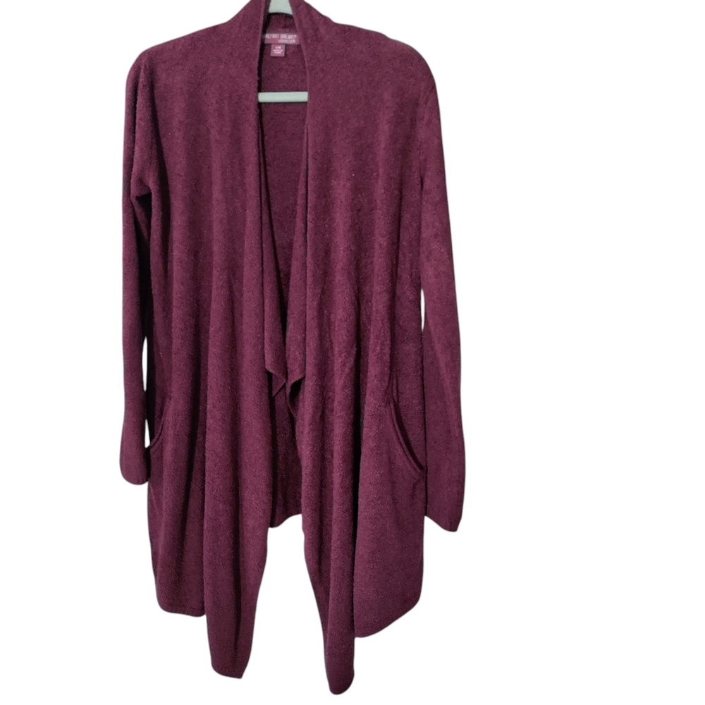 Barefoot Dreams #903 Cozy Chic Island Wrap Cardigan Open Waterfall S/M